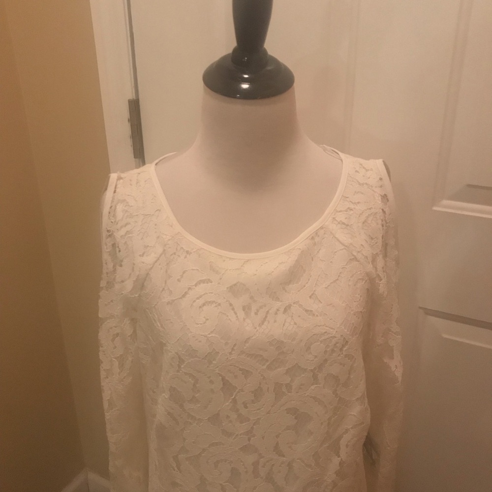 White Adriana papell midi dress